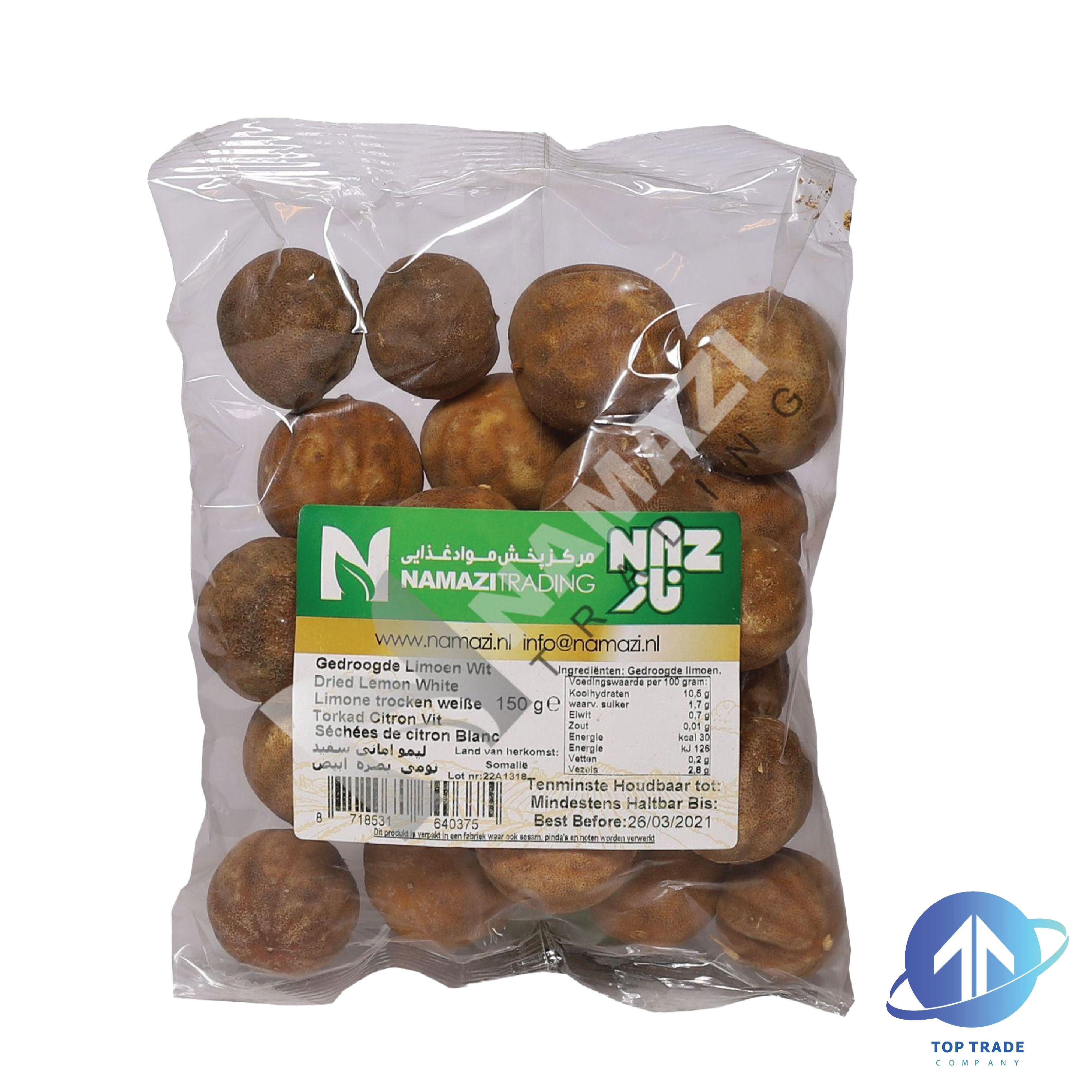 Naz dried white lime 150gr